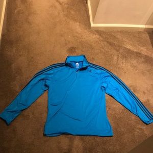 Adidas 1/4 Zip (Blue/Black) - Size L